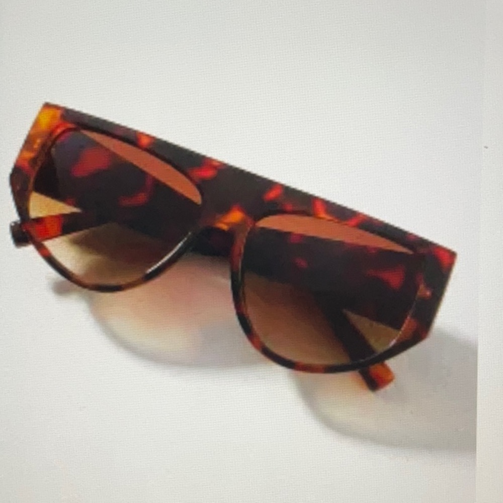 Tortoiseshell Shield Sunglasses